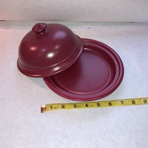 Pfaltzgraff-made in USA domed butter/cheese dish-great for holiday party or gift